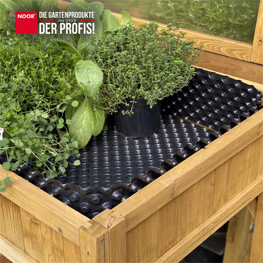 Hochbeet Noppenfolie Anwendung NOOR