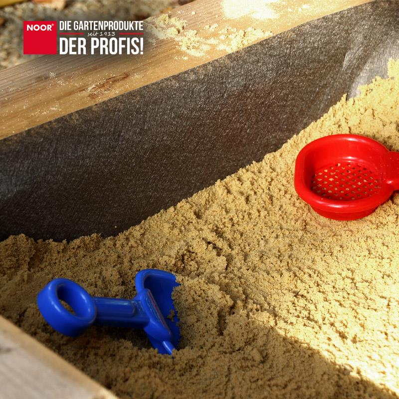 Effektive Sperrschicht des Vlieses gegen Unkraut und Insekten bei gleichzeitigem Wasserabzug