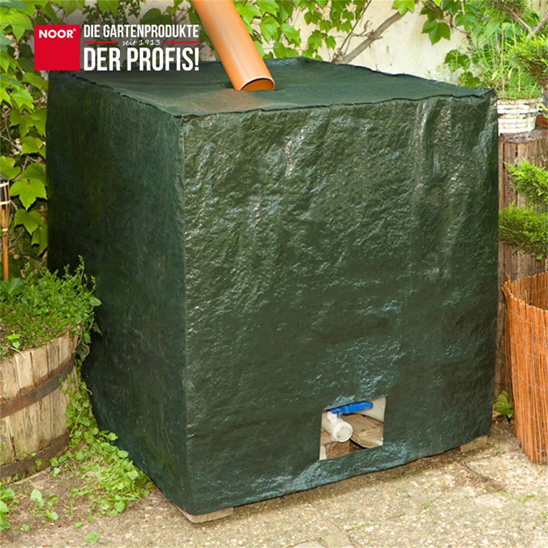IBC Container Cover Grün Anwendung NOOR