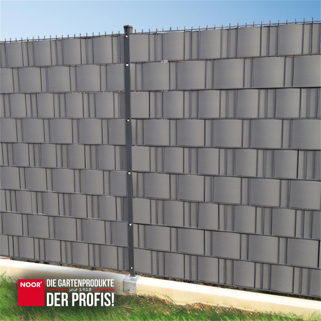 Blickdichte Zaungestaltung mit PP Sichtschutzstreifen PRO für maximale Privatsphäre im Garten