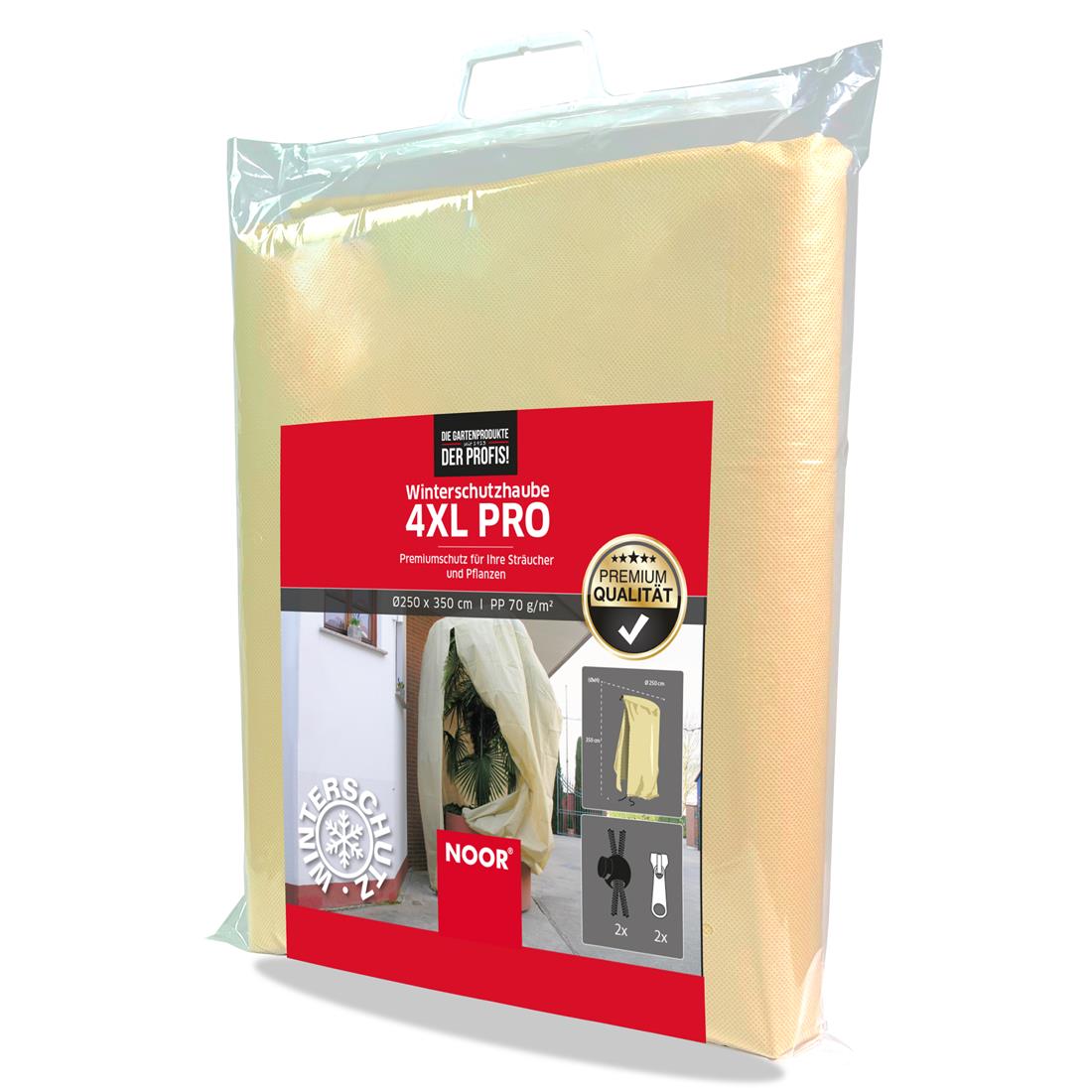 Professionelle Winterschutzhaube PRO aus extra starkem Vlies in 70 g/m² für extremen Frostschutz