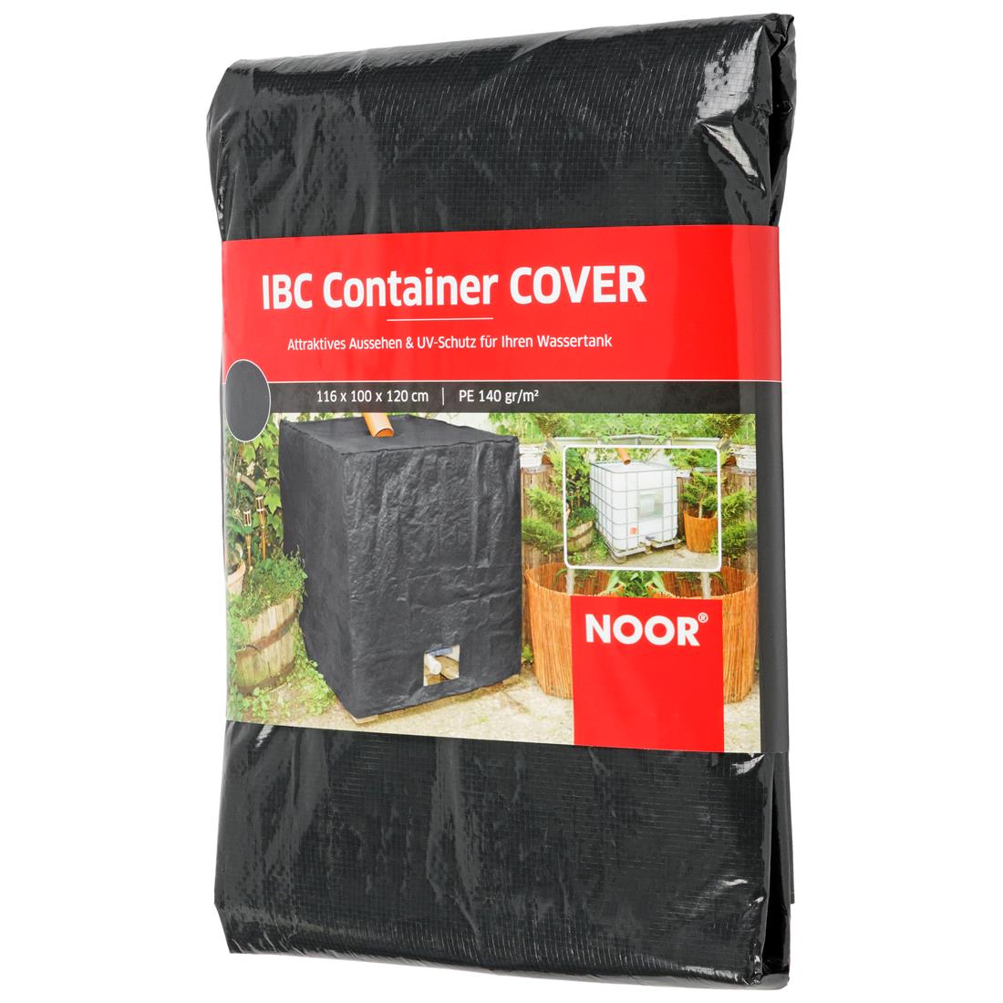 IBC Container Cover Anthrazit Gefaltet NOOR