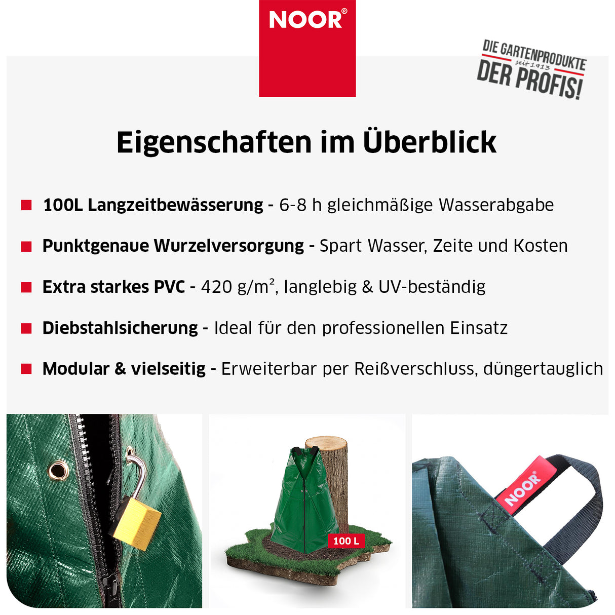 Bewässerungssack FROGBAG PRO - 100 Liter - 420g/m²
