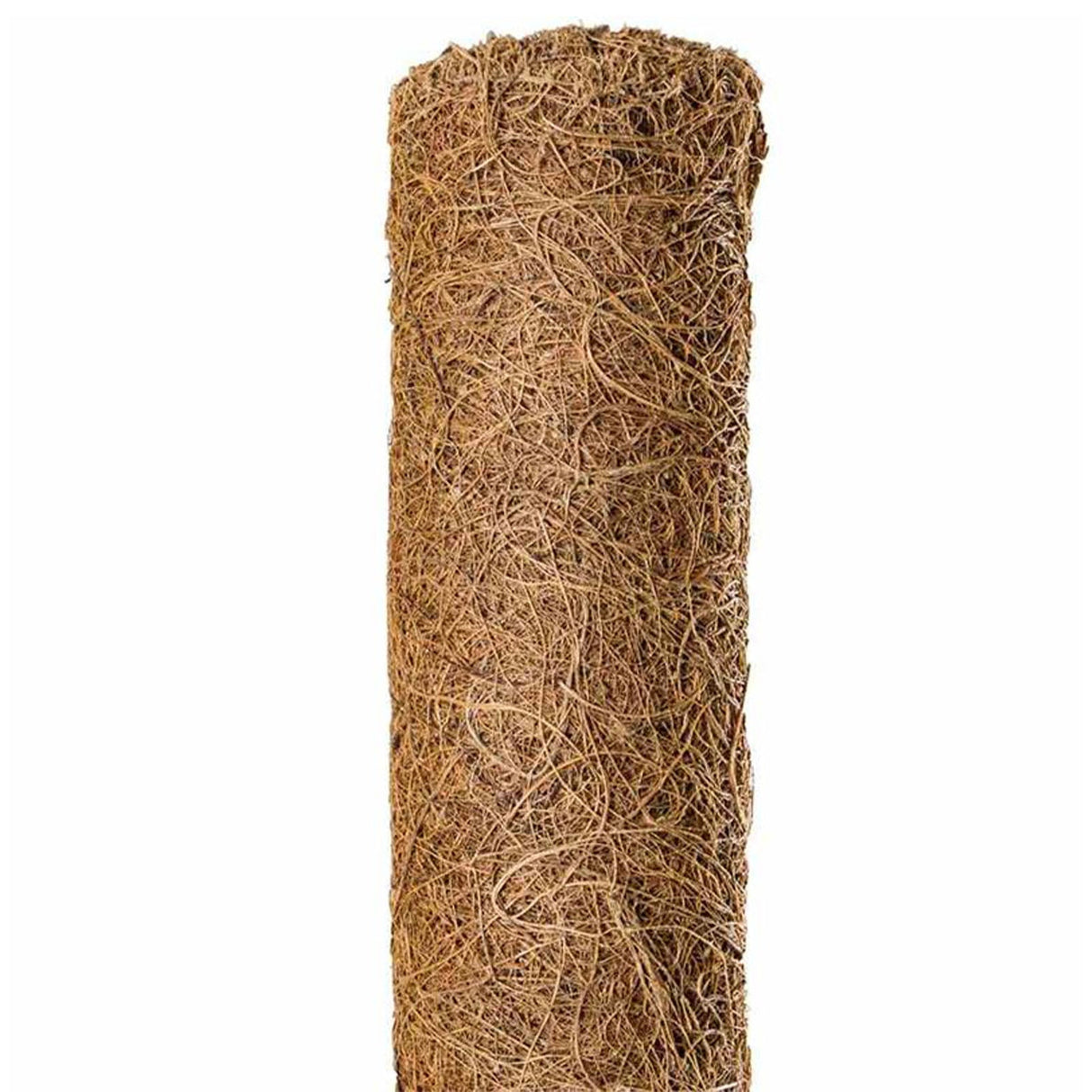 Detailaufnahme einer NOOR Kokos-Rankhilfe mit strukturierter Naturfaser-Oberfläche zur Unterstützung von Kletterpflanzen.