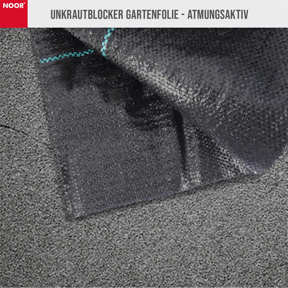 Unkrautblocker 105 g/m² Details Schwarz NOOR