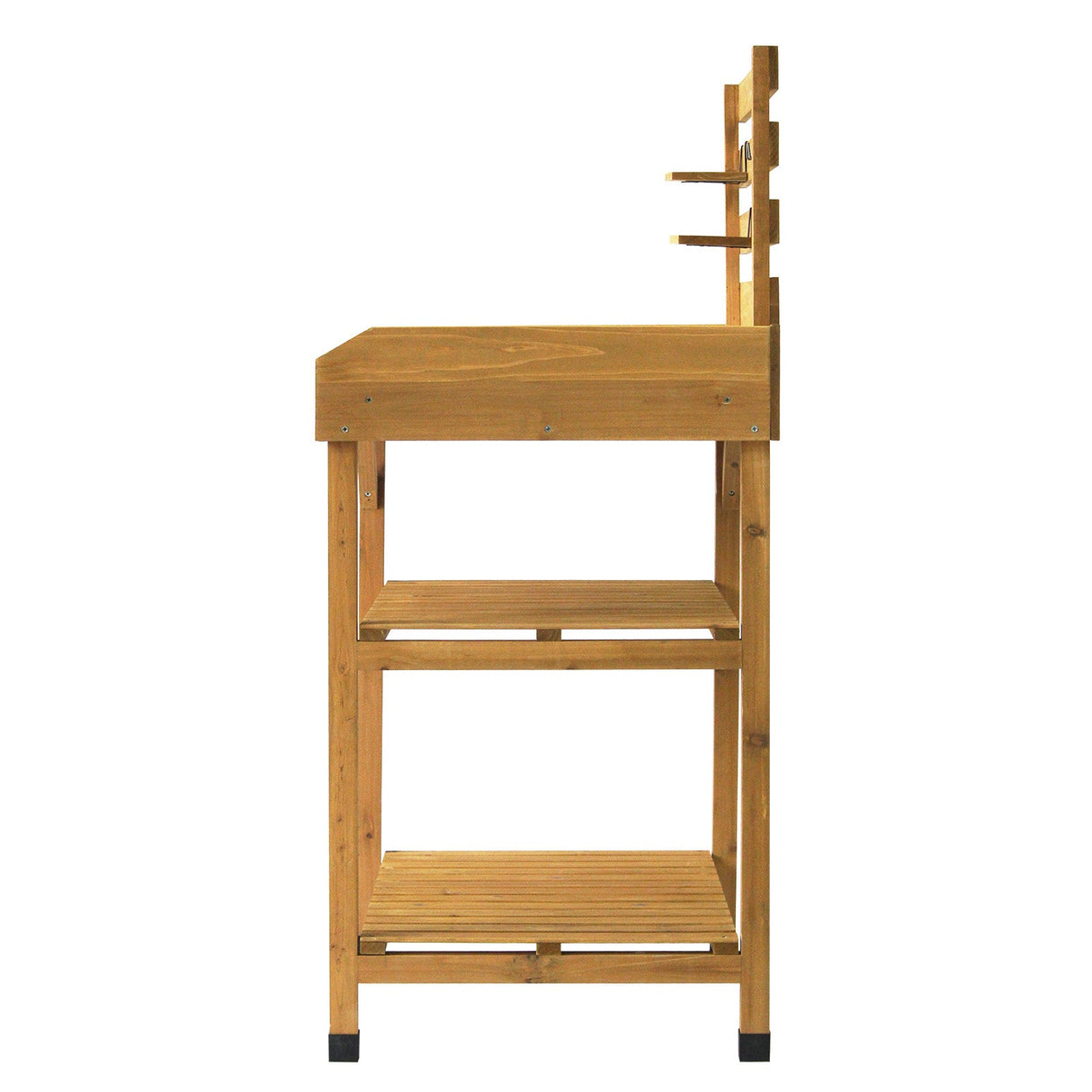 Wetterbeständig lasiertes Zedernholz in hochwertiger Verarbeitung – ideal für den Einsatz im Außenbereich oder Gewächshaus