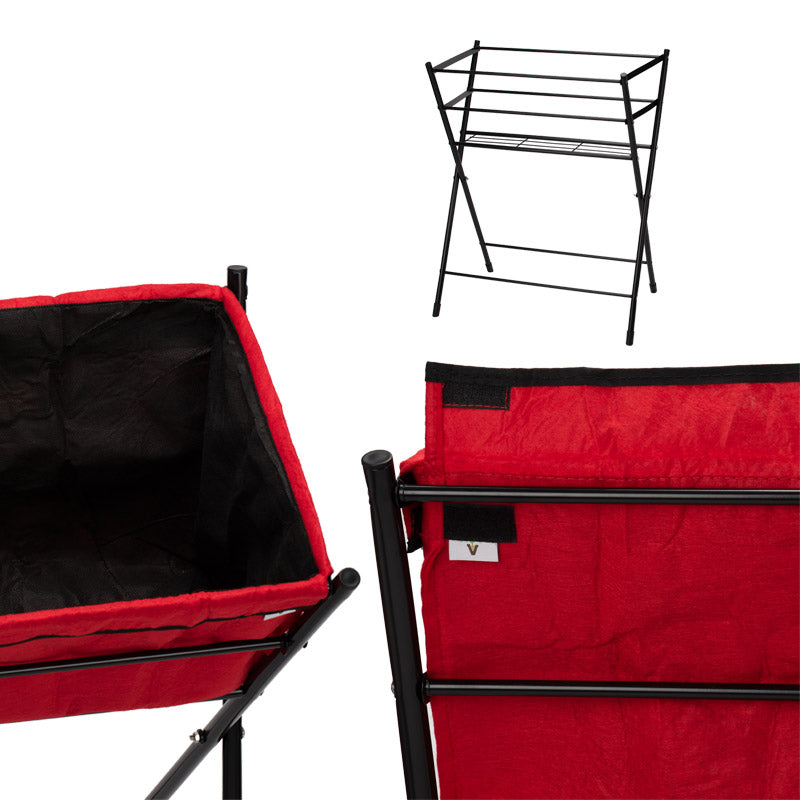 Robustes, pulverbeschichtetes Stahlgestell des Poppy Go mit praktischer Klappfunktion zur platzsparenden Lagerung