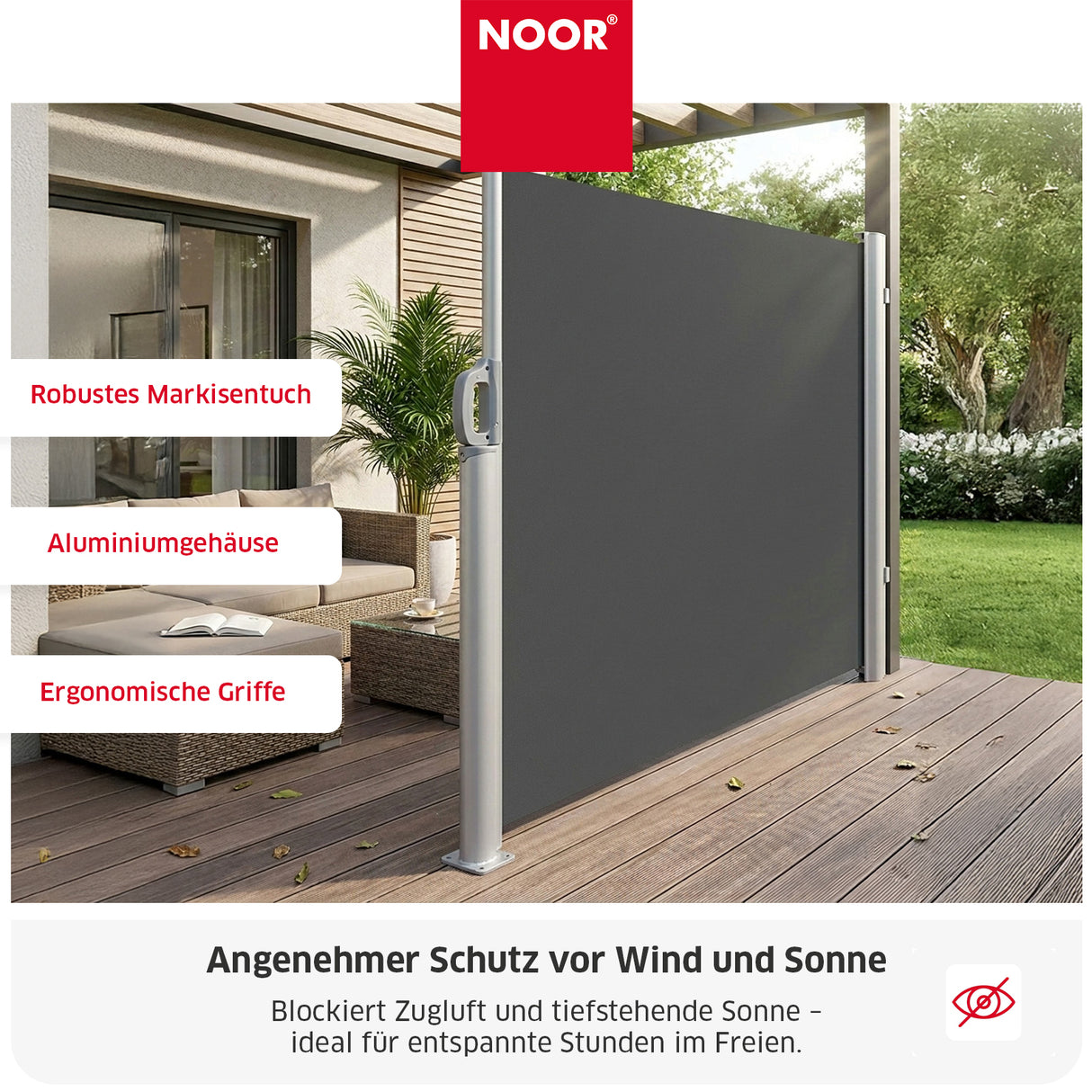 Seitenmarkise EXKLUSIV - 3,5 m - 280 g/m²