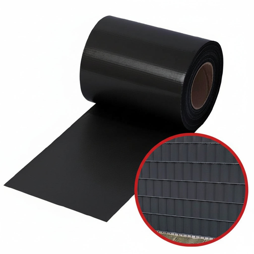 Zaunblende BASIC - Basic-Sichtschutzstreifen für Ihren Zaun | Anthrazit