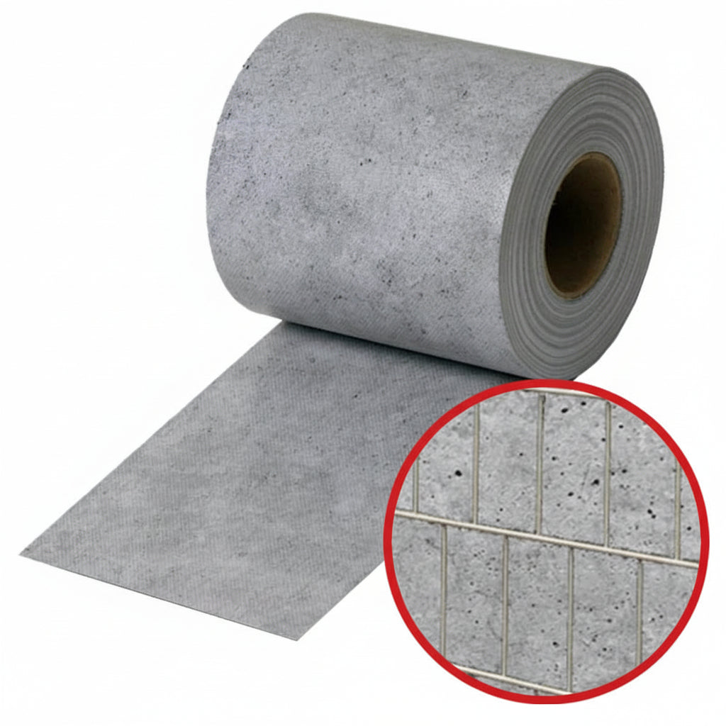 Zaunblende DESIGN - Ästhetische Sichtschutzstreifen für Ihren Zaun | Beton