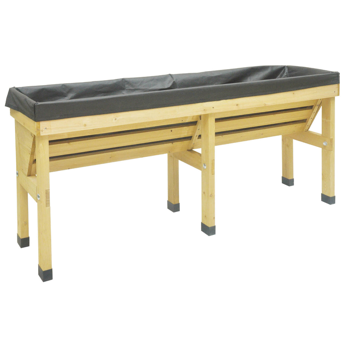 Robustes Trennvlies zur Vermeidung von Staunässe und zum Schutz des Holzes vor dauerhafter Feuchtigkeit