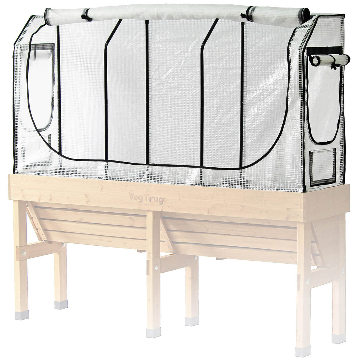 UV-beständige und frostbeständige PE-Gewebefolie zur optimalen Wärmespeicherung im VegTrug Hochbeet