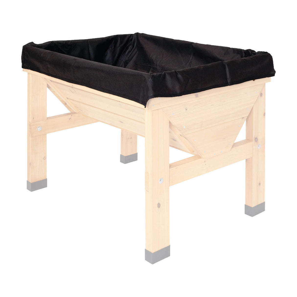 Robustes Trennvlies zur Vermeidung von Staunässe und zum Schutz des Holzes vor dauerhafter Feuchtigkeit