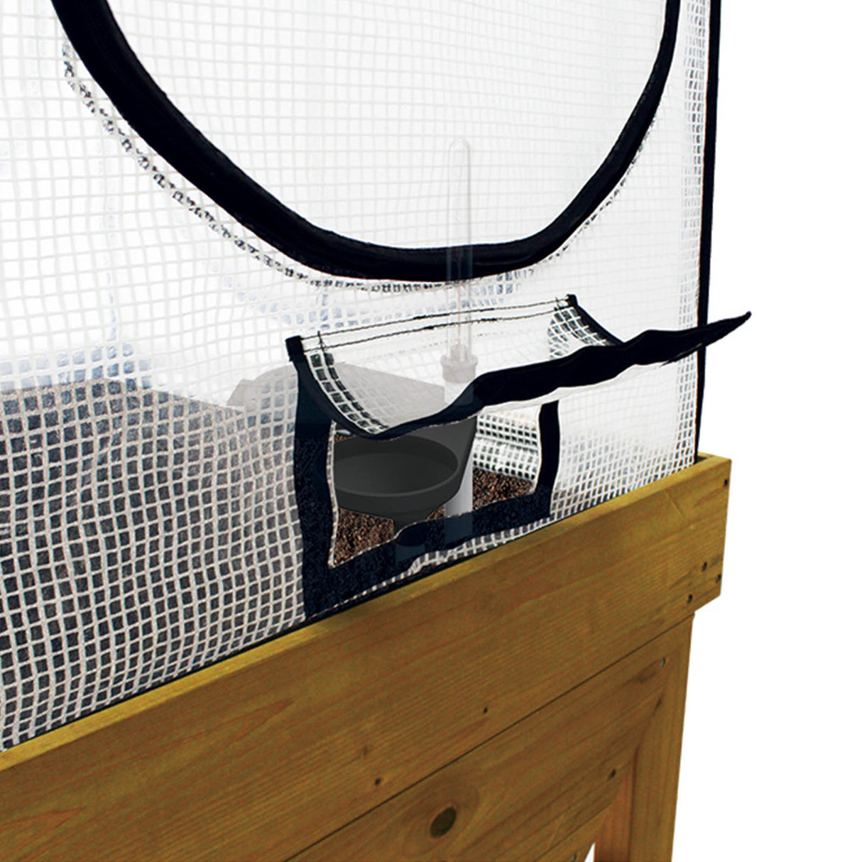 UV-beständige und frostbeständige PE-Gewebefolie zur optimalen Wärmespeicherung im VegTrug Hochbeet