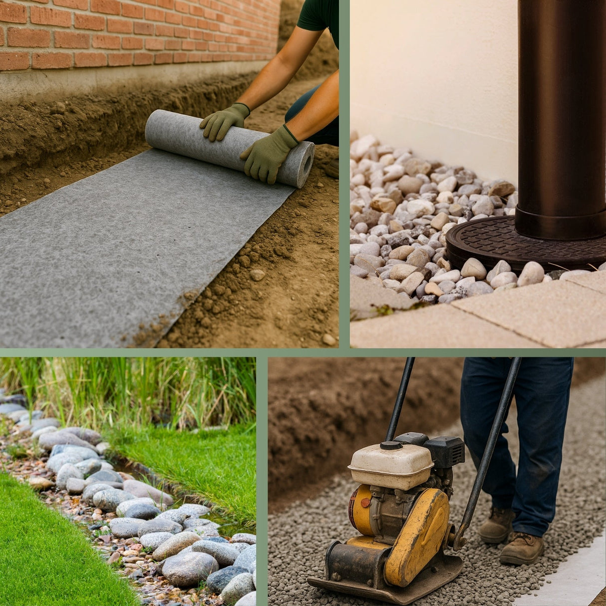 Drainagevlies 120 g/m² Anwendungen HaGa bei NOOR