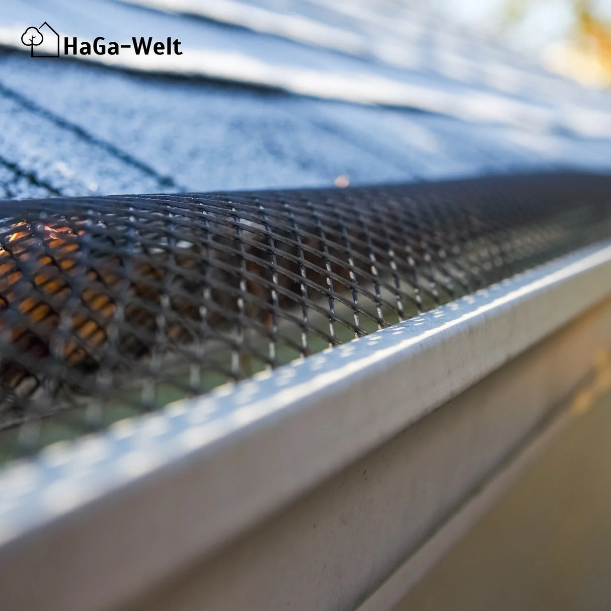 Dachrinnen Laubschutz Nahaufnahme HaGa-Welt bei NOOR