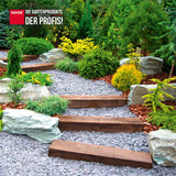 Unkrautvlies PREMIUM verlegt in einem Garten