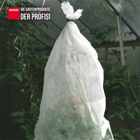 Weißes Tomatenvlies 17g pro Quadratmeter zum Schutz von Jungpflanzen im Garten