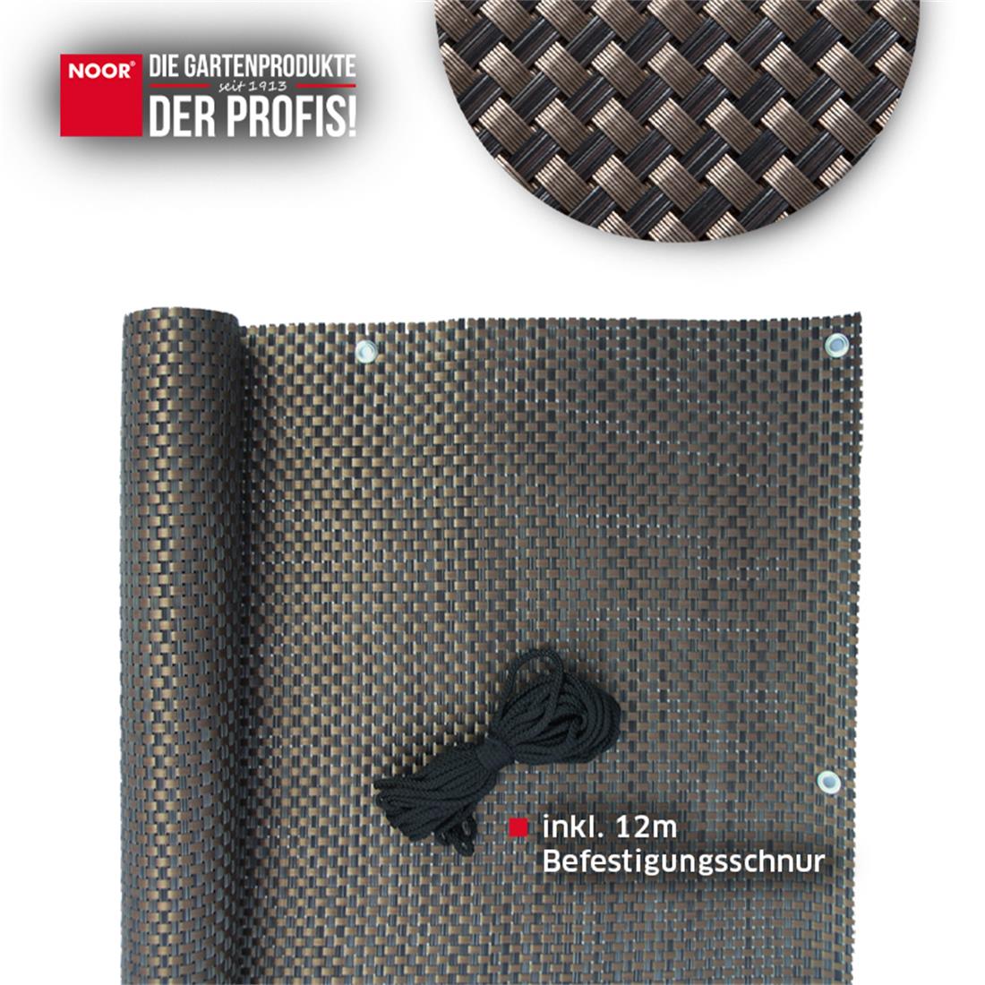 Balkonblende EXKLUSIV Rattan - Verschiedene Farben