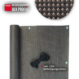 Balkonblende EXKLUSIV Rattan - Verschiedene Farben