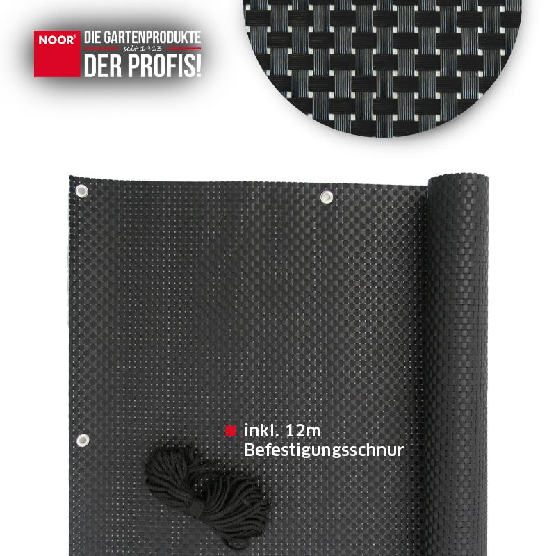 Balkonblende EXKLUSIV Rattan - Verschiedene Farben