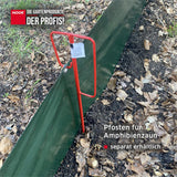 Amphibienzaun 120 g/m² Pfosten NOOR