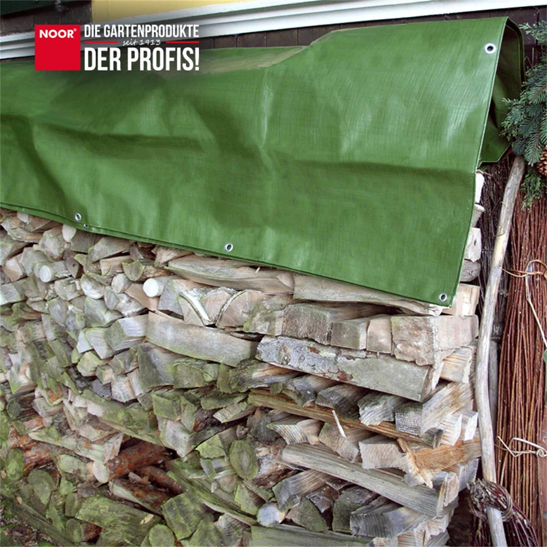 Aluminium-Ösen am verstärkten Rand der Easy-Plane zur einfachen Fixierung mit Seilen oder Haken