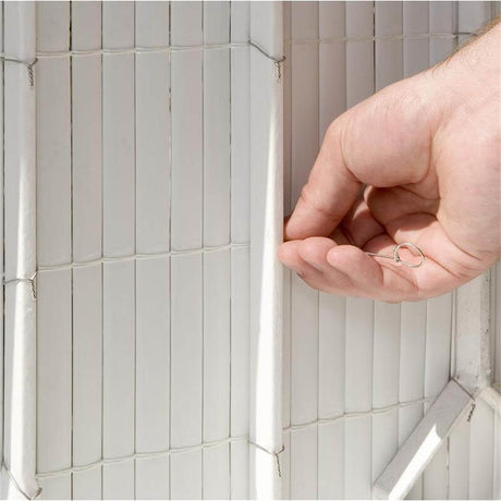 Bindedrähte Sichtschutz Verzinkt Montage Sichtschutzmatte NOOR