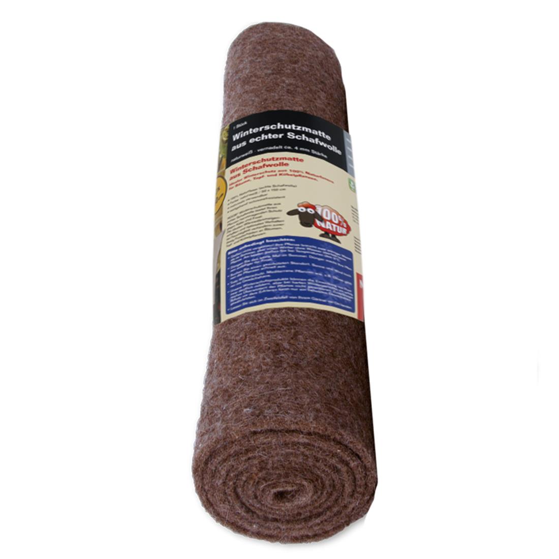 Biologisch abbaubare und nachwachsende Schafswolle als ökologische Winterschutz-Alternative