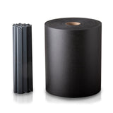 Sichtschutzstreifen mit passenden Klemmschienen zur einfachen und werkzeuglosen Befestigung am Zaun