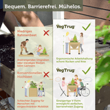 VegTrug® Klassik - 1 m  - Klassisches Hochbeet aus Zedernholz