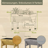 VegTrug® Klassik - 1 m  - Klassisches Hochbeet aus Zedernholz