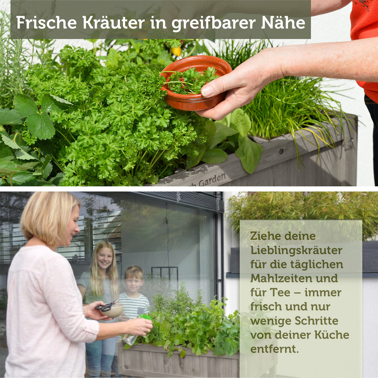 VegTrug® Kräuterhochbeet - Kräuteranbau inklusive Kräuterteiler