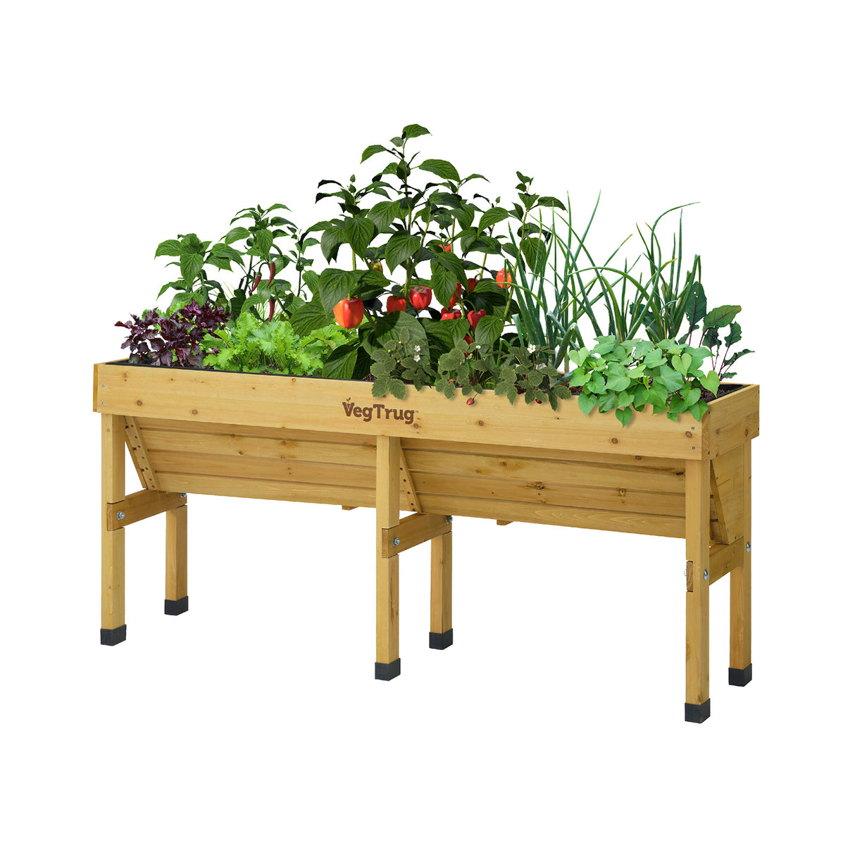 VegTrug® WallHugger - 1,8 m Praktisches Hochbeet für Ihren Garten