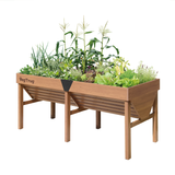 VegTrug® Aluminium Hochbeet 1,8 m in Teak-Optik
