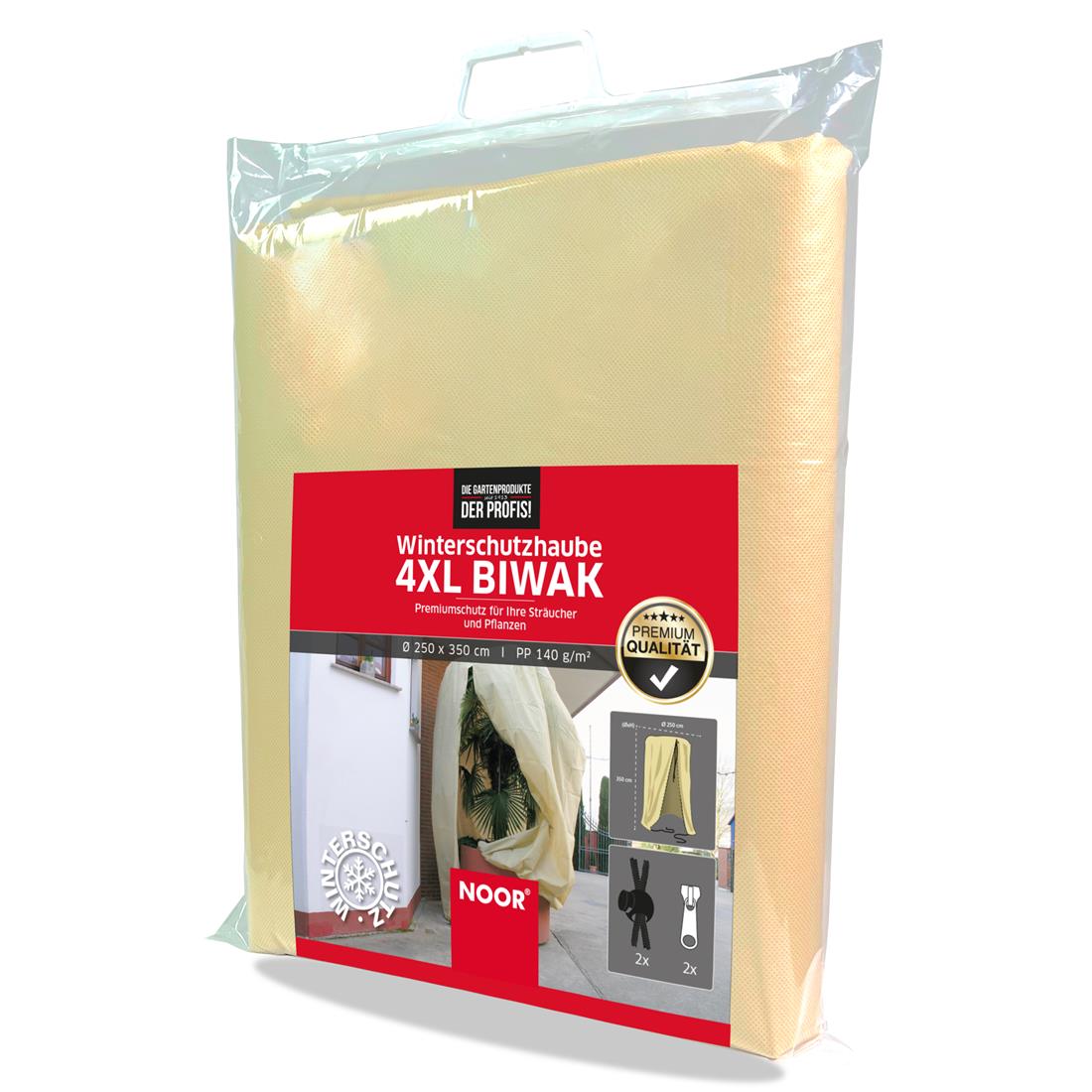 Robuste Winterschutzhaube BIWAK aus starkem Spezialvlies für den Winterschutz von Gartenpflanzen