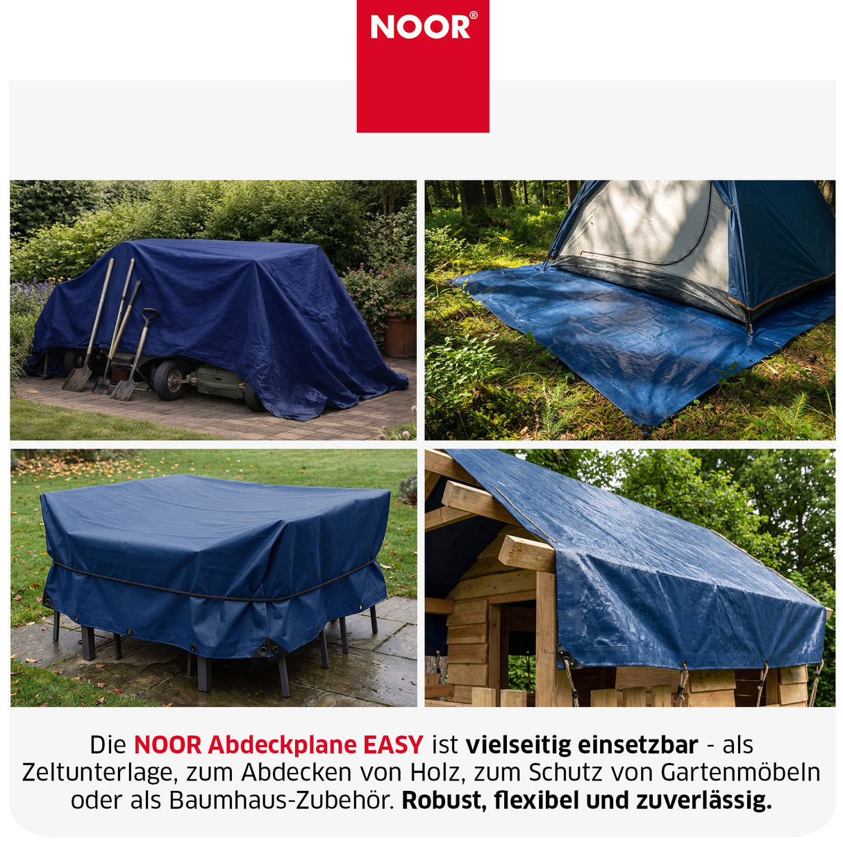 Abdeckplane EASY 90g/m² - in 6 Größen