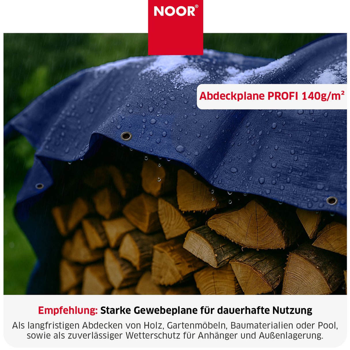 Abdeckplane PROFI 140g/m² - Verschiedene Größen