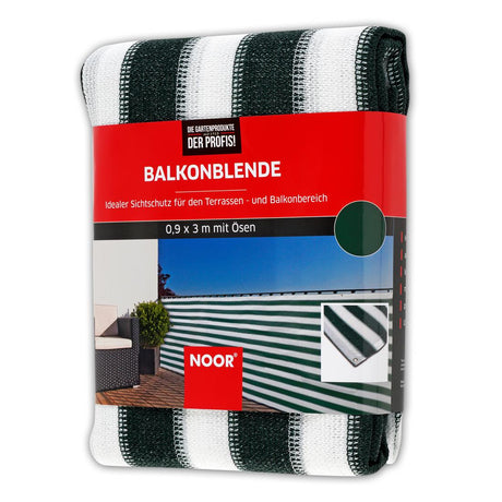 Balkonblende mit Ösen - 0,90x3 m Verschiedene Farben