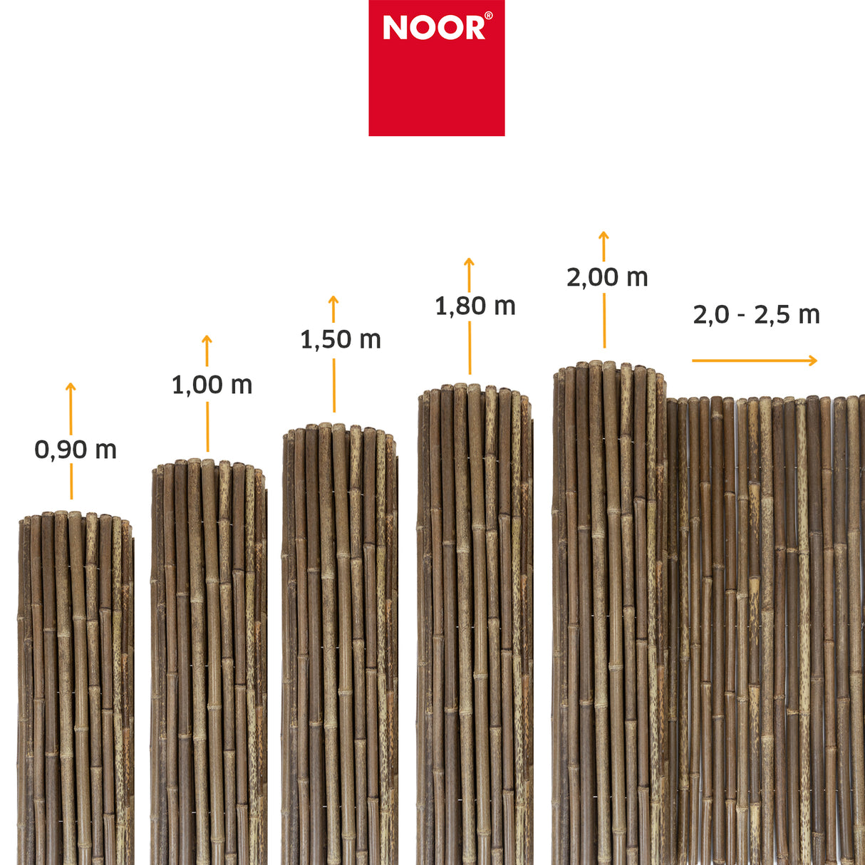 Bambusmatte Black Edition - Verschiedene Größen