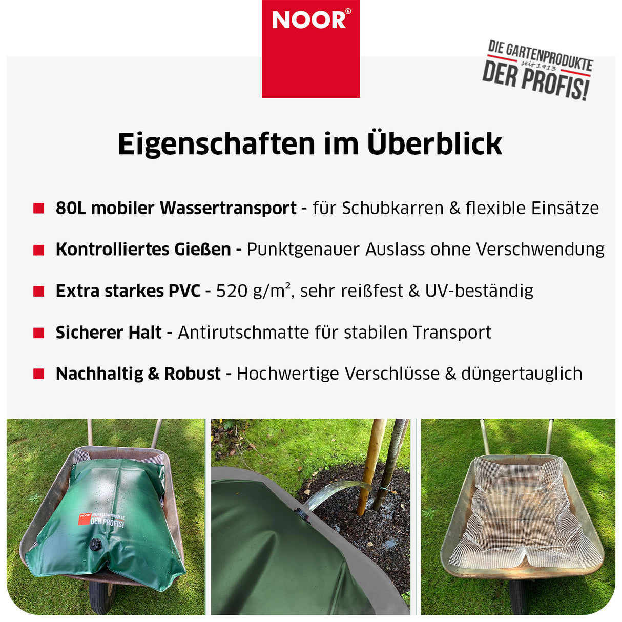 Bewässerungssack FROGBAG TOGO - 80 Liter - 520g/m²