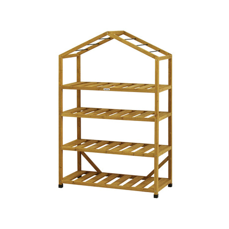 Großes VegTrug Foliengewächshaus 111x49x168 cm mit stabilem Rahmen aus Zedernholz für den Garten