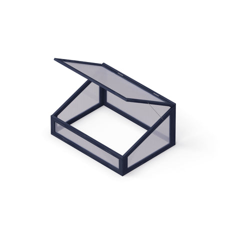 upyard Frühbeet-Aufsatz - Schutz für Ihren Anbau | 80x60 cm | Schwarz