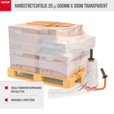 Handstretchfolie Anwendung Verpackung NOOR
