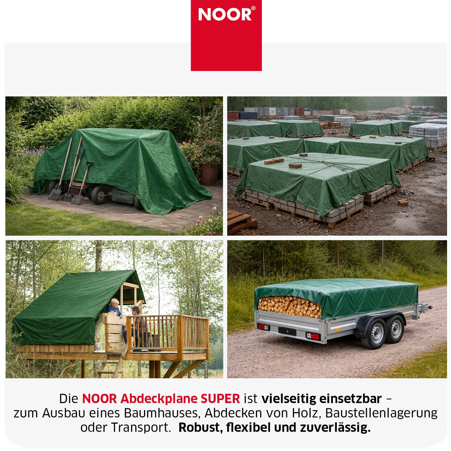 zelt abdeckplane Abdeckplane SUPER 200g/m² | 19 Größen