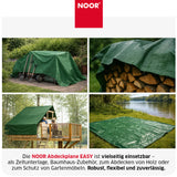 UV-stabilisiertes und beidseitig beschichtetes PE-Gewebe der EASY-Serie für flexible Einsatzmöglichkeiten