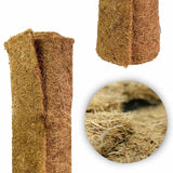 Rolle einer braunen Kokosmatte von NOOR zur Isolierung und zum Schutz von Pflanzen im Winter.