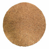 Runde Kokosscheibe von NOOR aus natürlichen Fasern zur Isolierung von Kübelpflanzen gegen Frost und Wind.