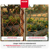 Maschendrahtzaun 13 mm Grün Stabilität NOOR