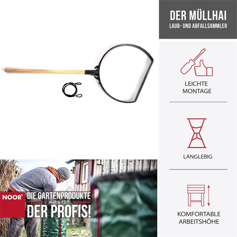 Abfallsammler MÜLLHAI Eigenschaften NOOR